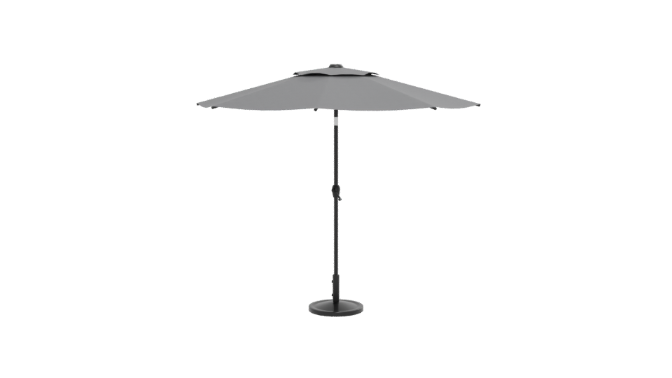 Stylish Outdoor Patio Umbrella 3D - Professional 3D Model Render 12