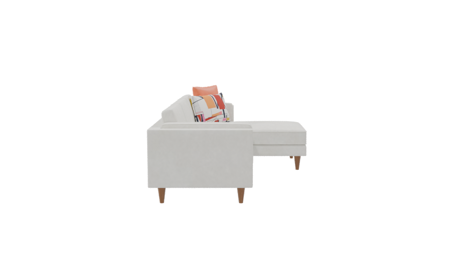 Modern Sectional Sofa 3D Model - Professional 3D Model Render 8
