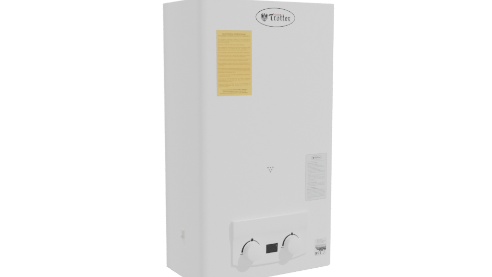 Calefont Gas Licuado 3D Model - Professional 3D Model Render 10