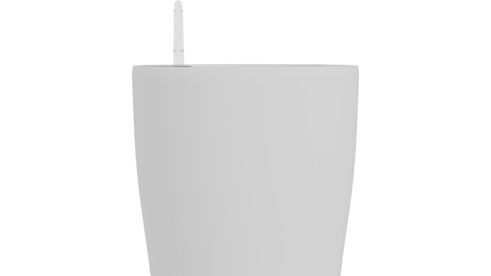 Stylish Minimalist Decorative Pot 3D Model - Professional 3D Model Render 11