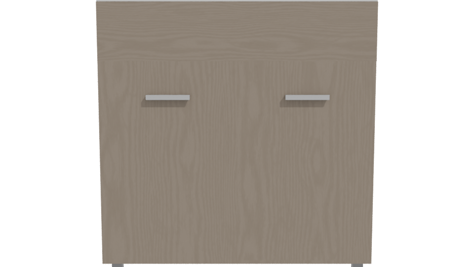 Minimalist Wood Cabinet 3D Model - Professional 3D Model Render 11