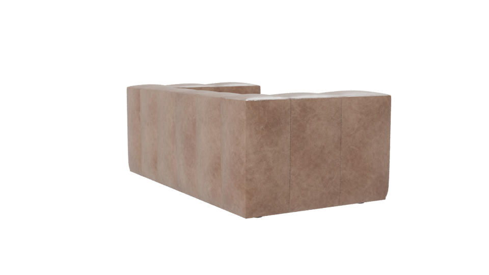 Stylish Leather Sofa Model - Professional 3D Model Render 7