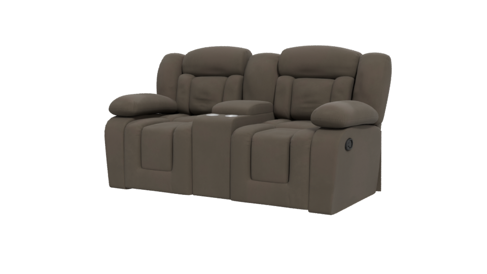 Cozy Reclining Sofa 3D Model - Professional 3D Model Render 12