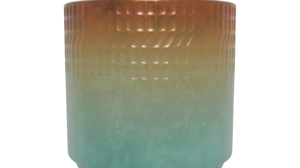 Stylish Gradient Planter Model - Professional 3D Model Render 5