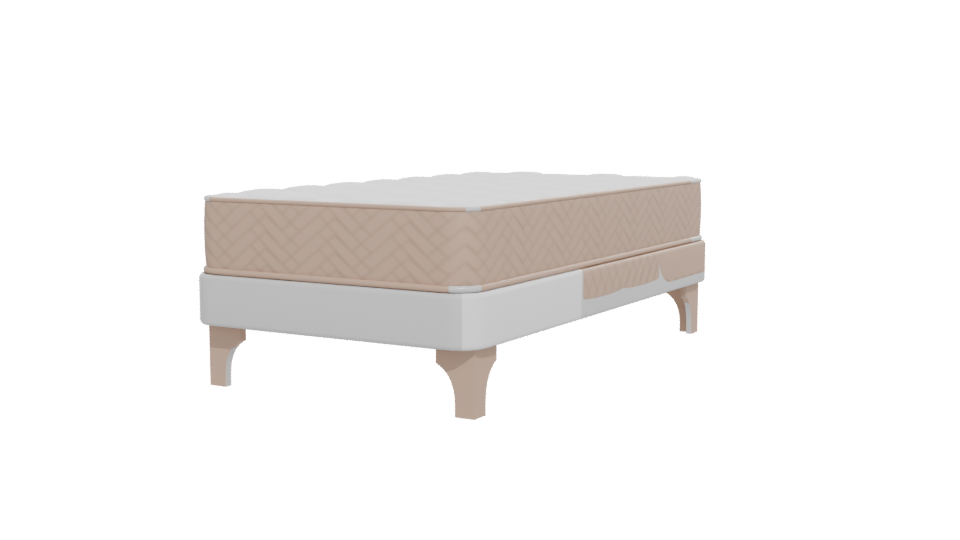 Elegant Standard Mattress Model 3D - Professional 3D Model Render 12