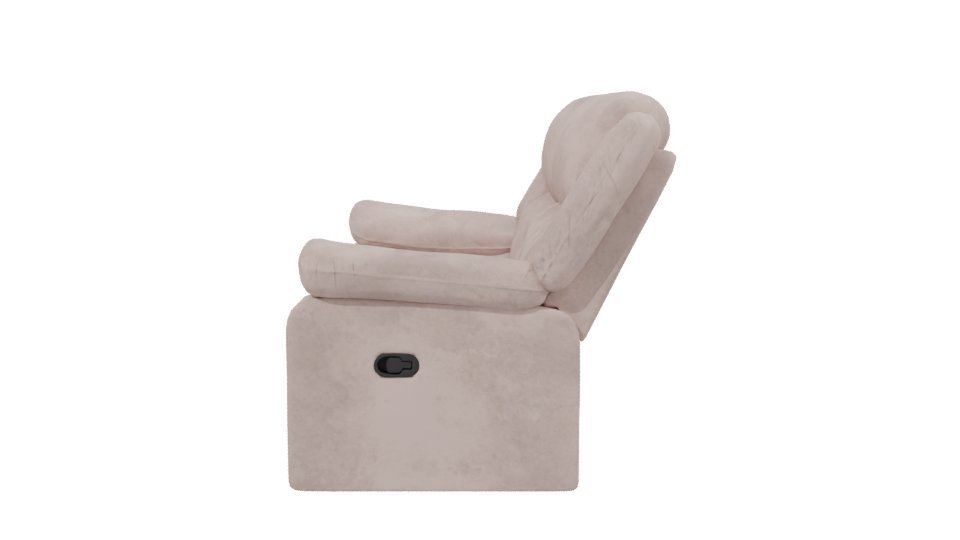 Modern Recliner Sofa 3D Model - Professional 3D Model Render 2