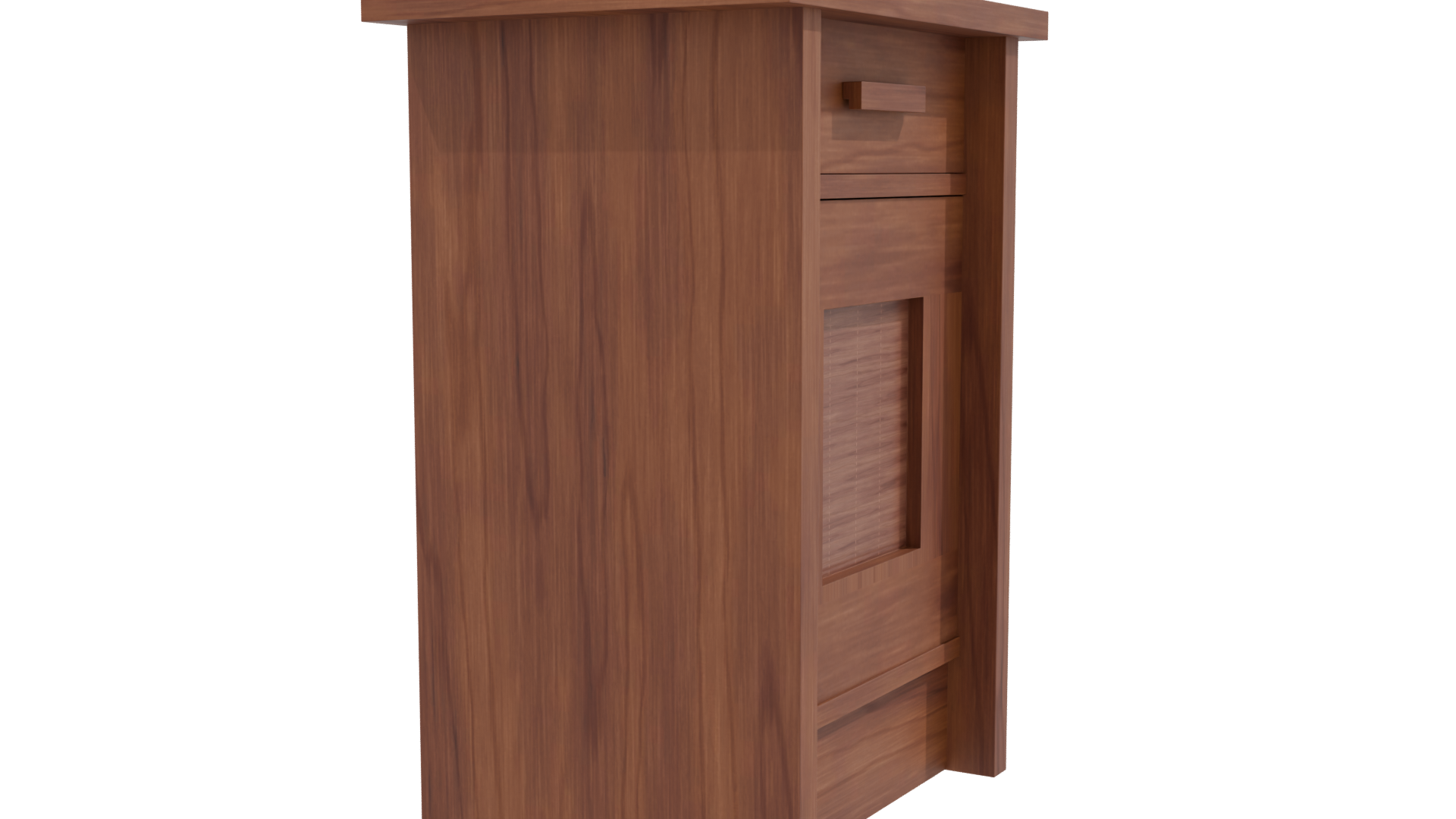 Elegant Wooden Console Table 3D - Professional 3D Model Render 9