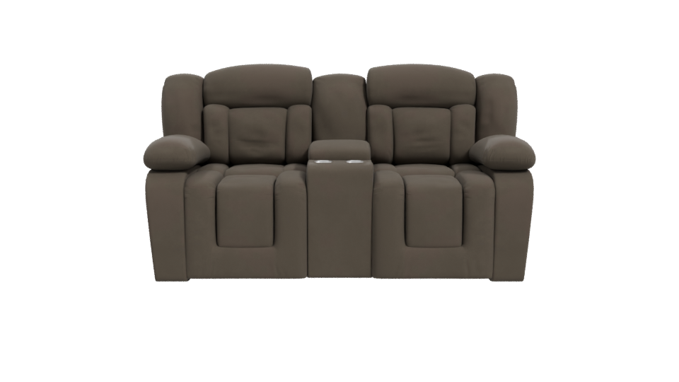 Cozy Reclining Sofa 3D Model - Professional 3D Model Render 11