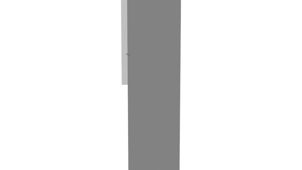 Sleek Refrigerator 3D Model - Professional 3D Model Render 2