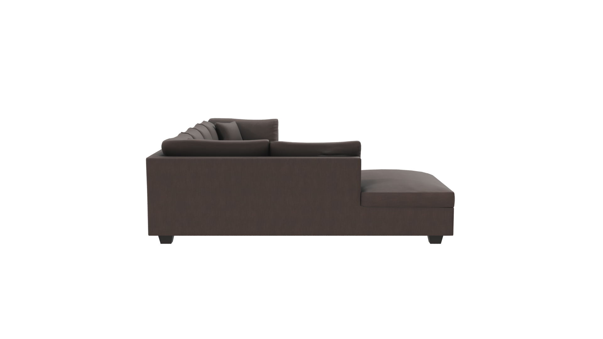 Contemporary L-Shaped Sofa Model - Professional 3D Model Render 8