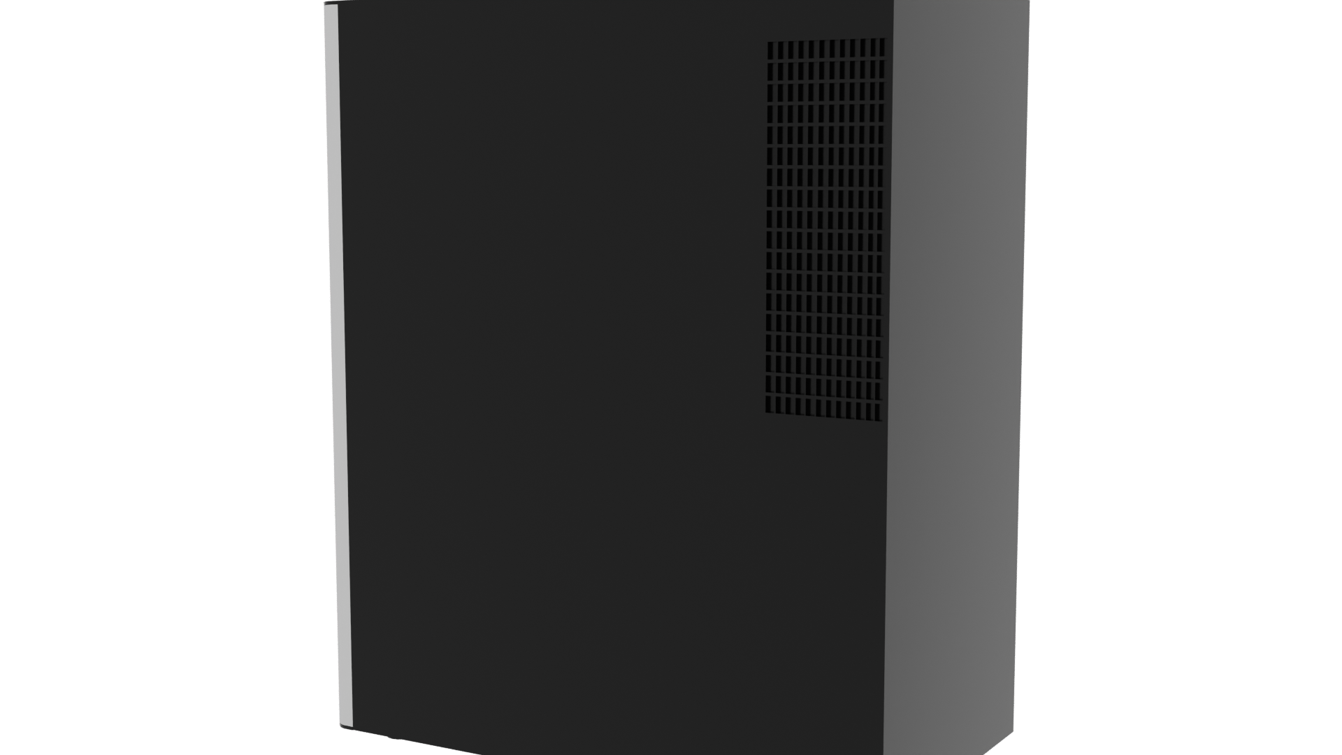 Sleek Glass Front Wine Cooler 3D Model - Professional 3D Model Render 12