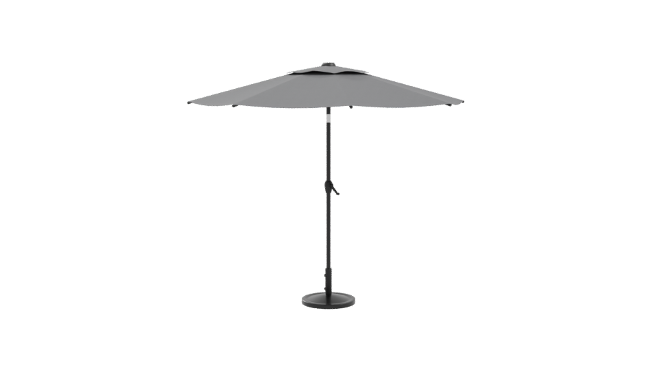 Stylish Outdoor Patio Umbrella 3D - Professional 3D Model Render 10