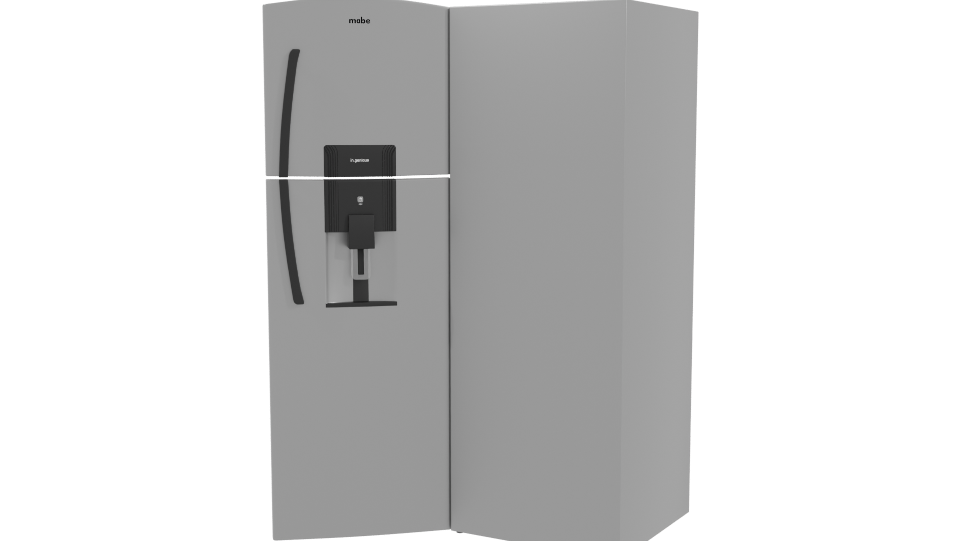 Stylish Refrigerator 3D Model - Professional 3D Model Render 3