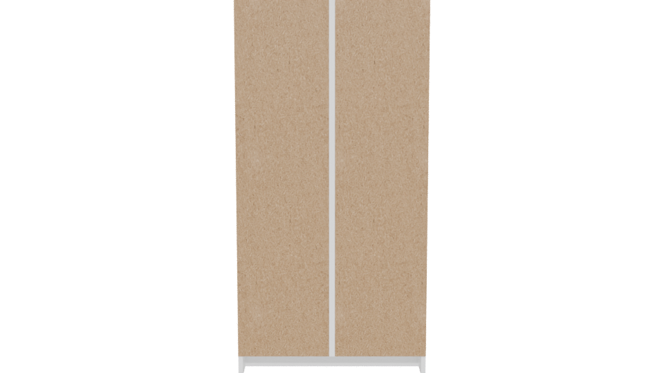 Minimalist 3-Drawer Cabinet Model - Professional 3D Model Render 5