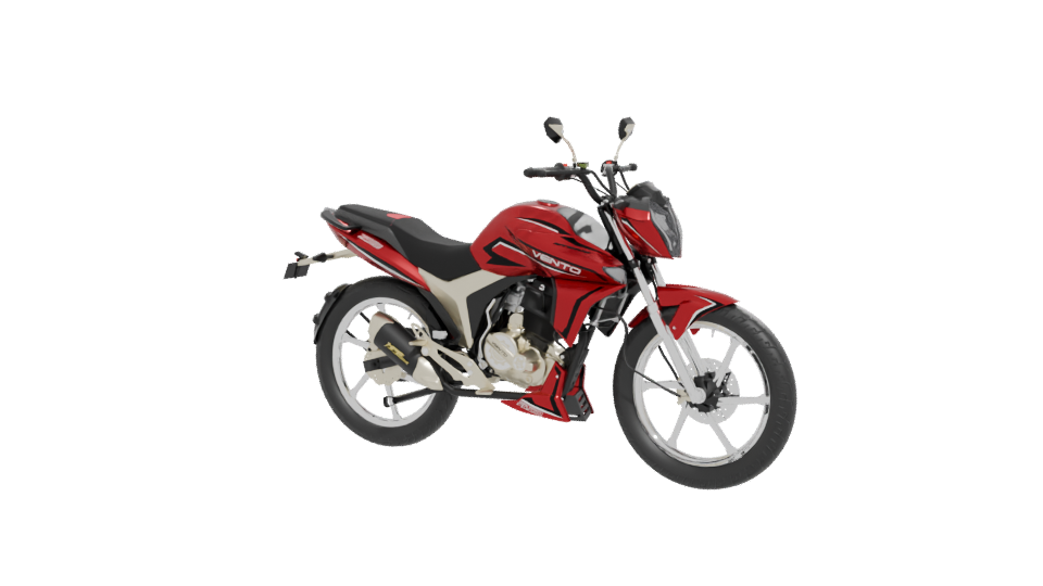 Moto Vento Storm 250cc Motorcycle 3D - Professional 3D Model Render 12