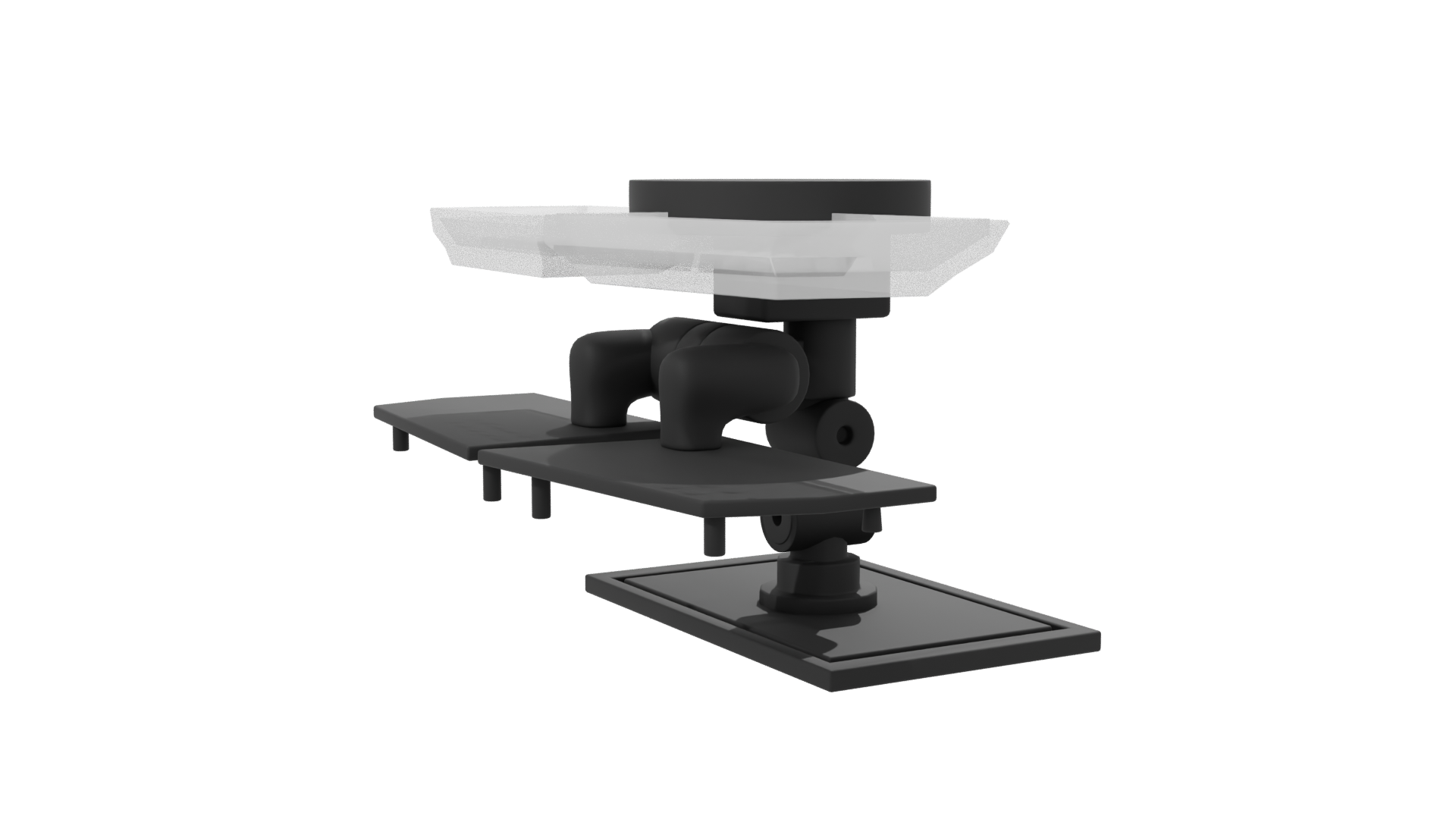 Stylized Modern Desk Lamp 3D Model - Professional 3D Model Render 7