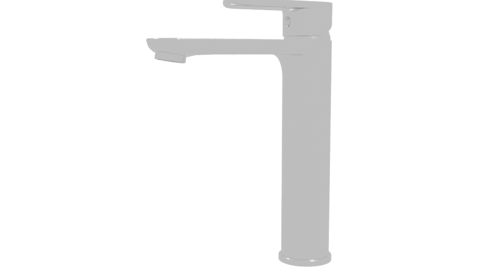 Sleek Modern Bathroom Faucet 3D - Professional 3D Model Render 4