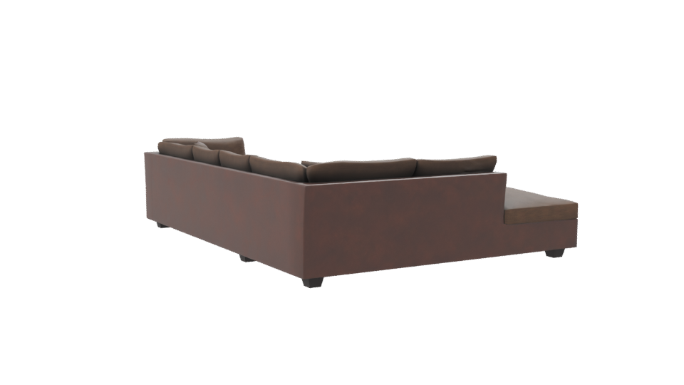 Stylish Modern Sectional Sofa 3D Model - Professional 3D Model Render 7