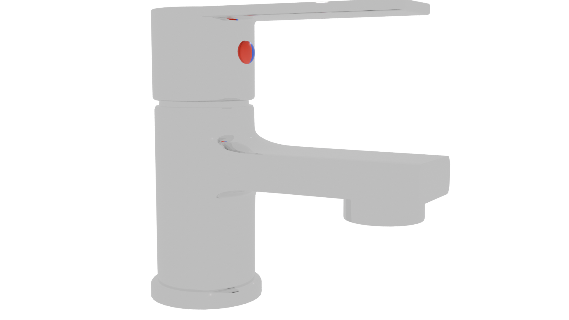 Sleek Modern Faucet 3D Model - Professional 3D Model Render 12