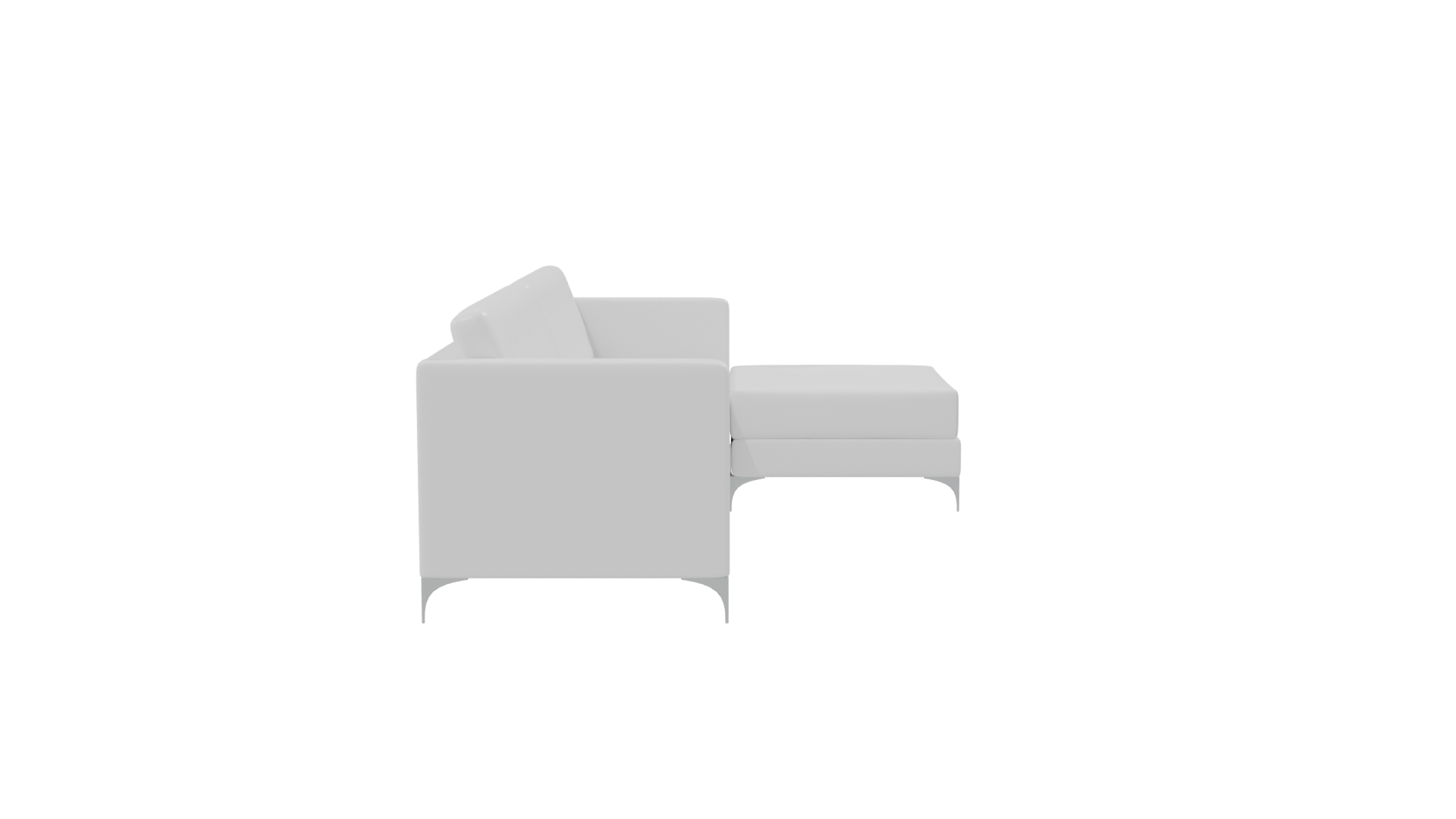 Stylish Minimalist Sofa Set - Professional 3D Model Render 8