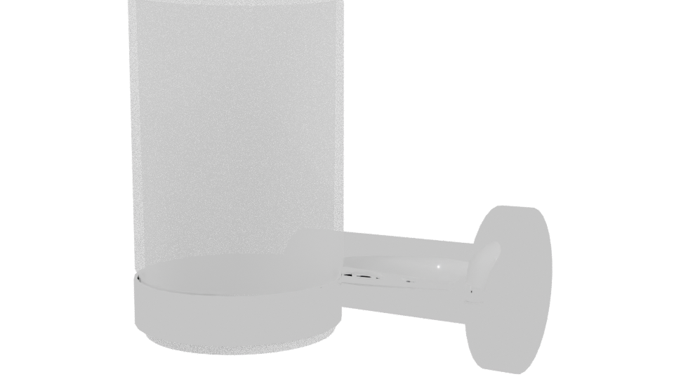 Stylish Bathroom Glass Holder 3D - Professional 3D Model Render 3