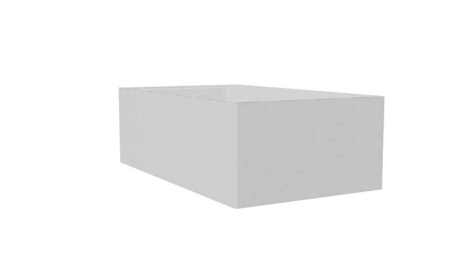 Elegant Modern Bathtub 3D Model - Professional 3D Model Render 7