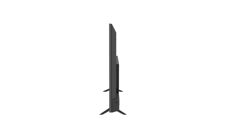 Sleek Modern Television Model - Professional 3D Model Render 2
