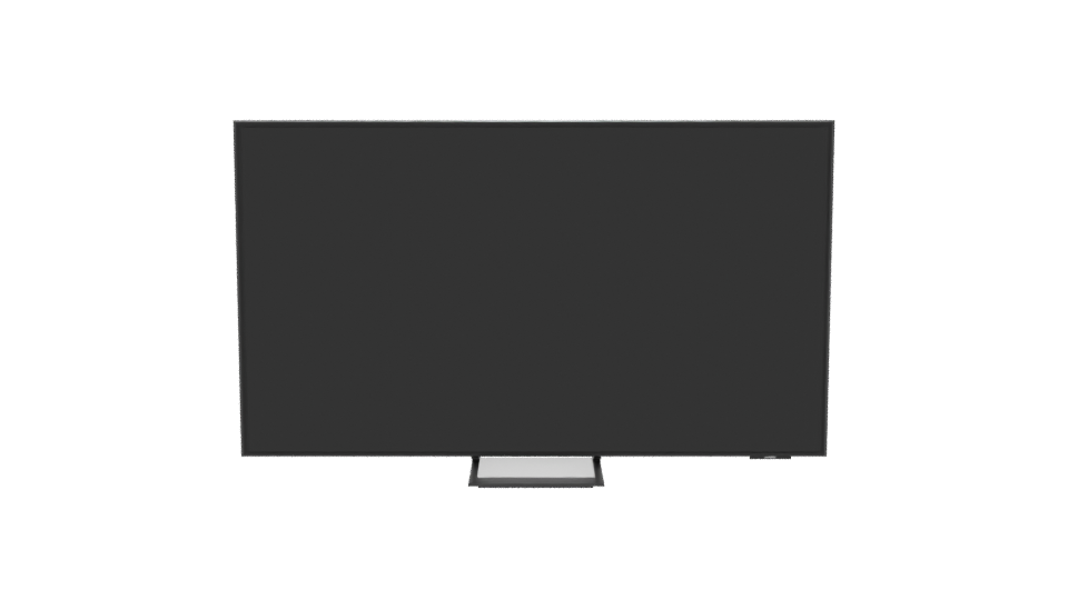 Sleek Modern Flat Screen TV 3D - Professional 3D Model Render 11