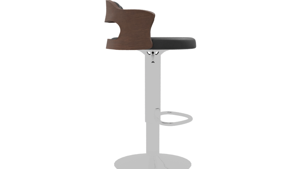 Stylish Adjustable Bar Stool 3D - Professional 3D Model Render 8