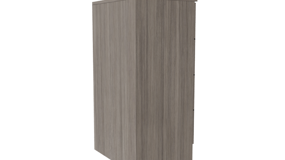 Modern 4 Drawer Chest 3D Model - Professional 3D Model Render 7