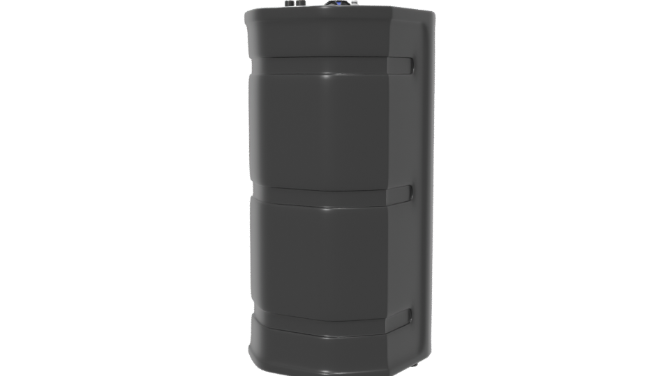 Vibrant Double Speaker 3D Model - Professional 3D Model Render 6