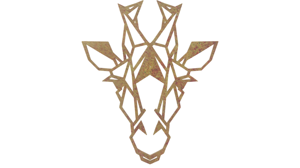 Stylized Giraffe Head Model - Professional 3D Model Render 5