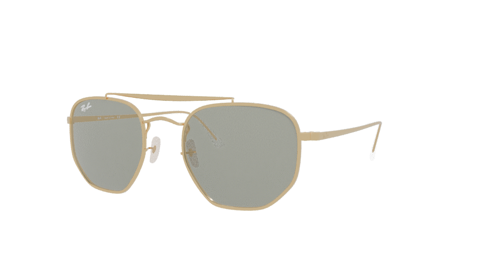 Ray-Ban Round Gold Sunglasses 3D - Professional 3D Model Render 12