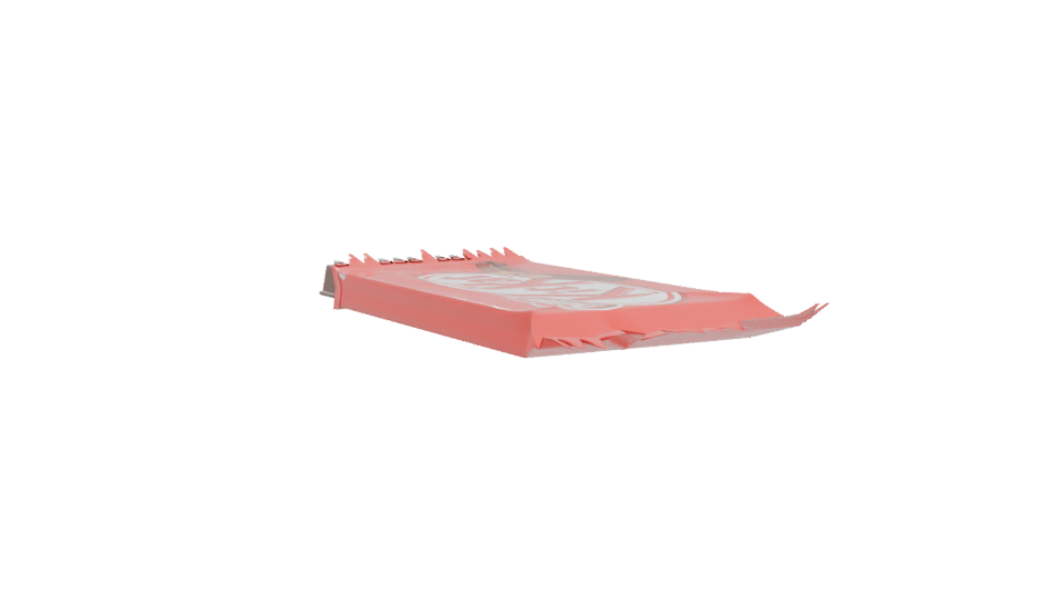 Stylized Snack Wrapper 3D Model - Professional 3D Model Render 10