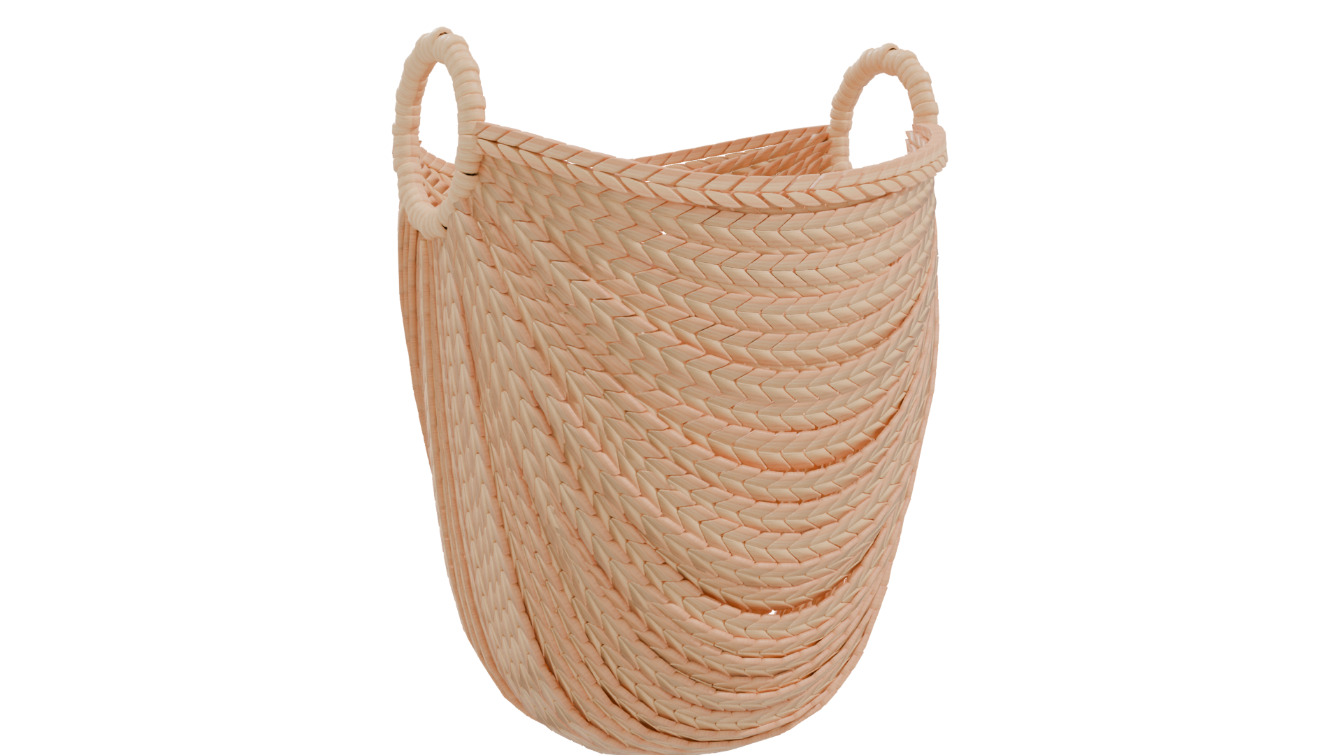 Elegant Woven Storage Basket 3D - Professional 3D Model Render 10