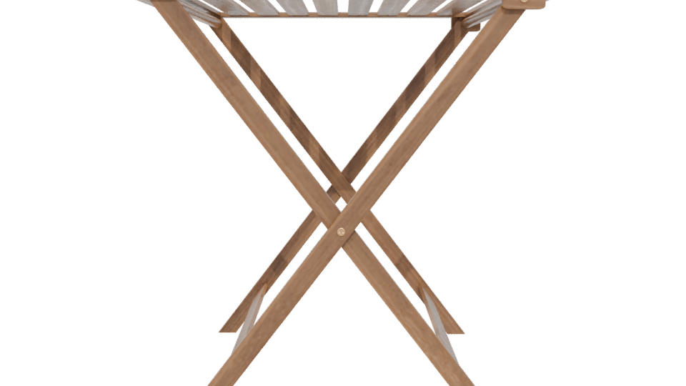 Compact Wooden Folding Table 3D - Professional 3D Model Render 5