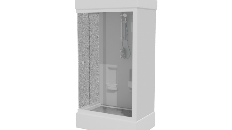 Stylish Shower Stall 3D Model - Professional 3D Model Render 12