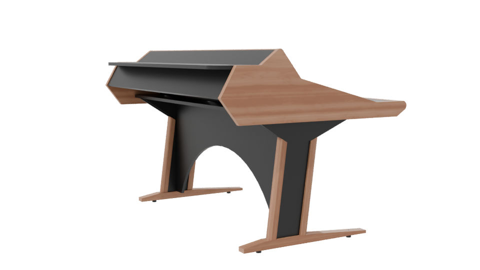 Contemporary Office Desk 3D Model - Professional 3D Model Render 7