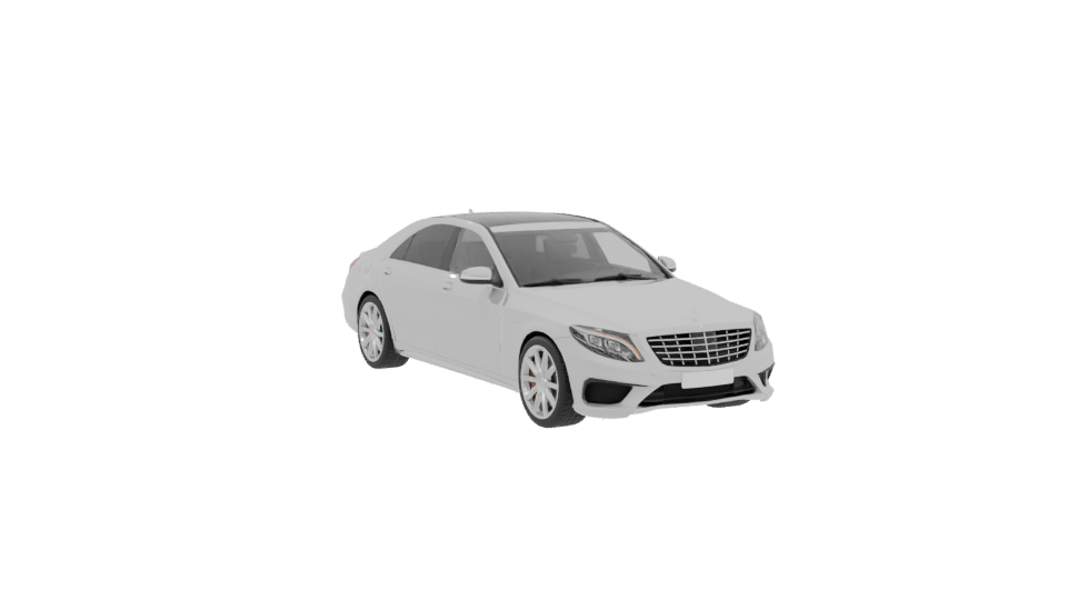 Sleek Luxury Sedan 3D Model - Professional 3D Model Render 10