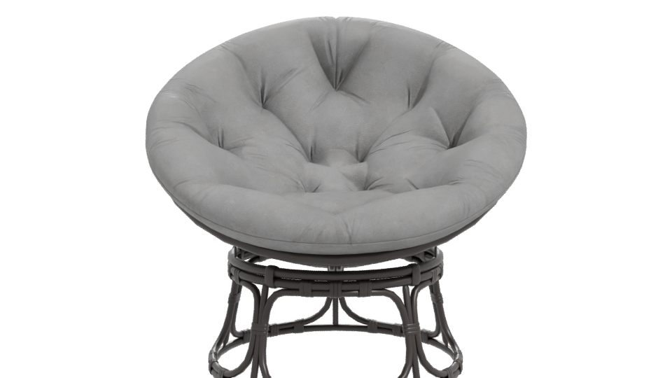 Stylish Fabric Lounge Chair Model - Professional 3D Model Render 11