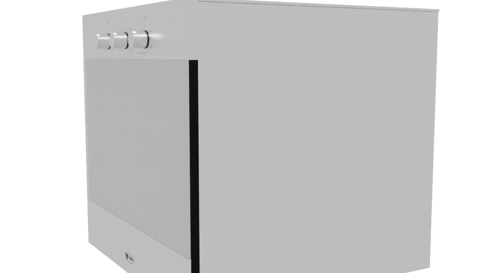 Sleek Modern Kitchen Oven 3D - Professional 3D Model Render 13