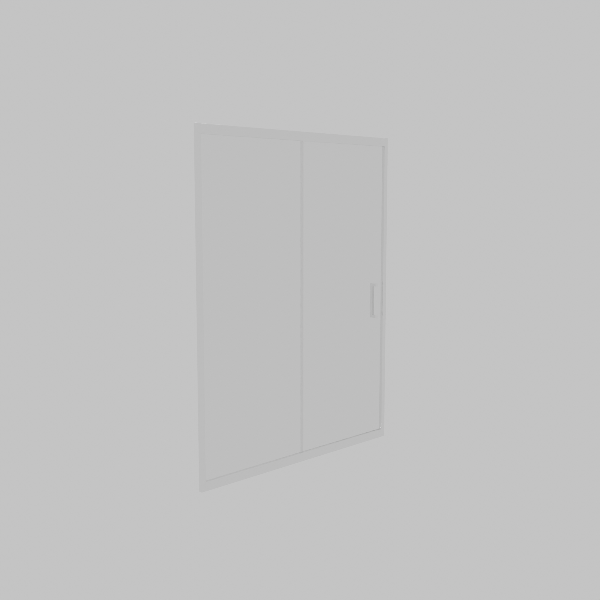 Mampara corredera frontal light 150x190 cm 6mm