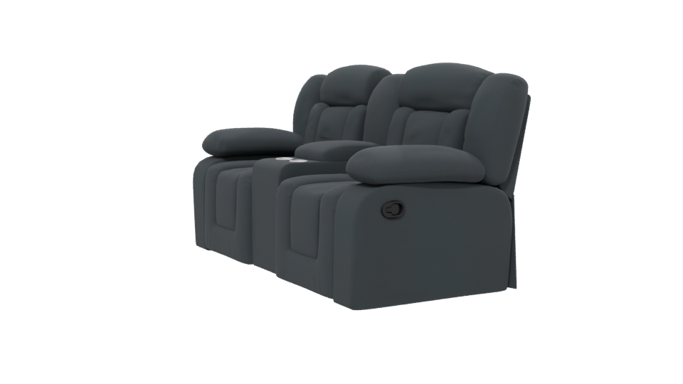 Stylish Reclining Sofa 3D Model - Professional 3D Model Render 13