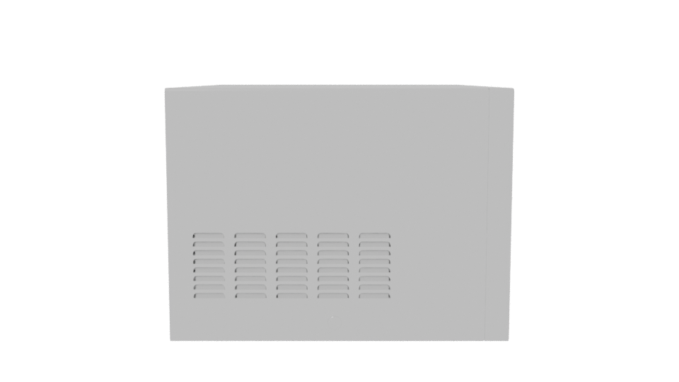 Compact Modern Microwave Model - Professional 3D Model Render 8