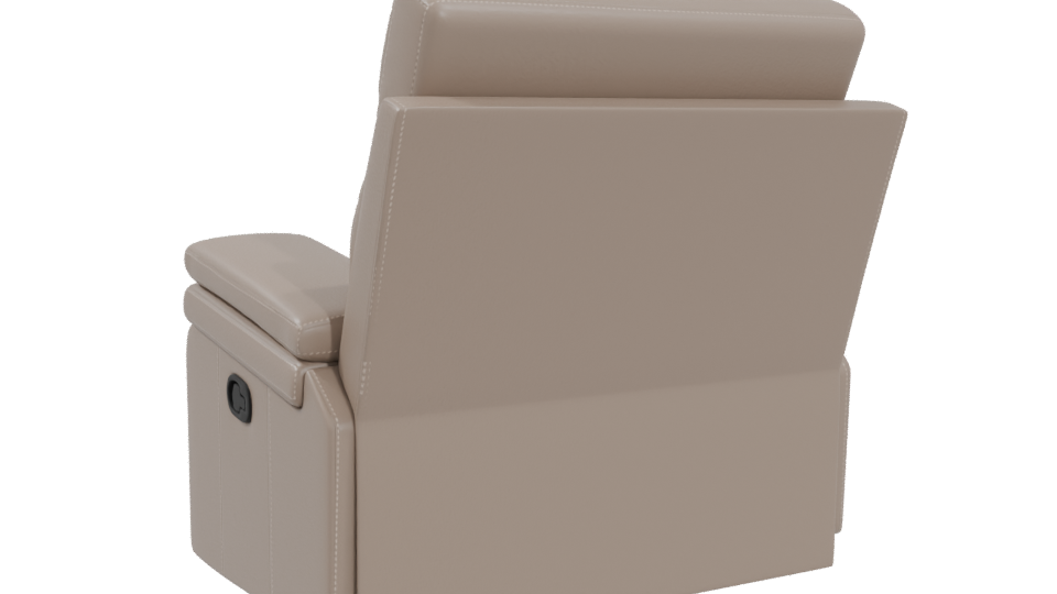 Elegant Modern Recliner Sofa 3D Model - Professional 3D Model Render 4