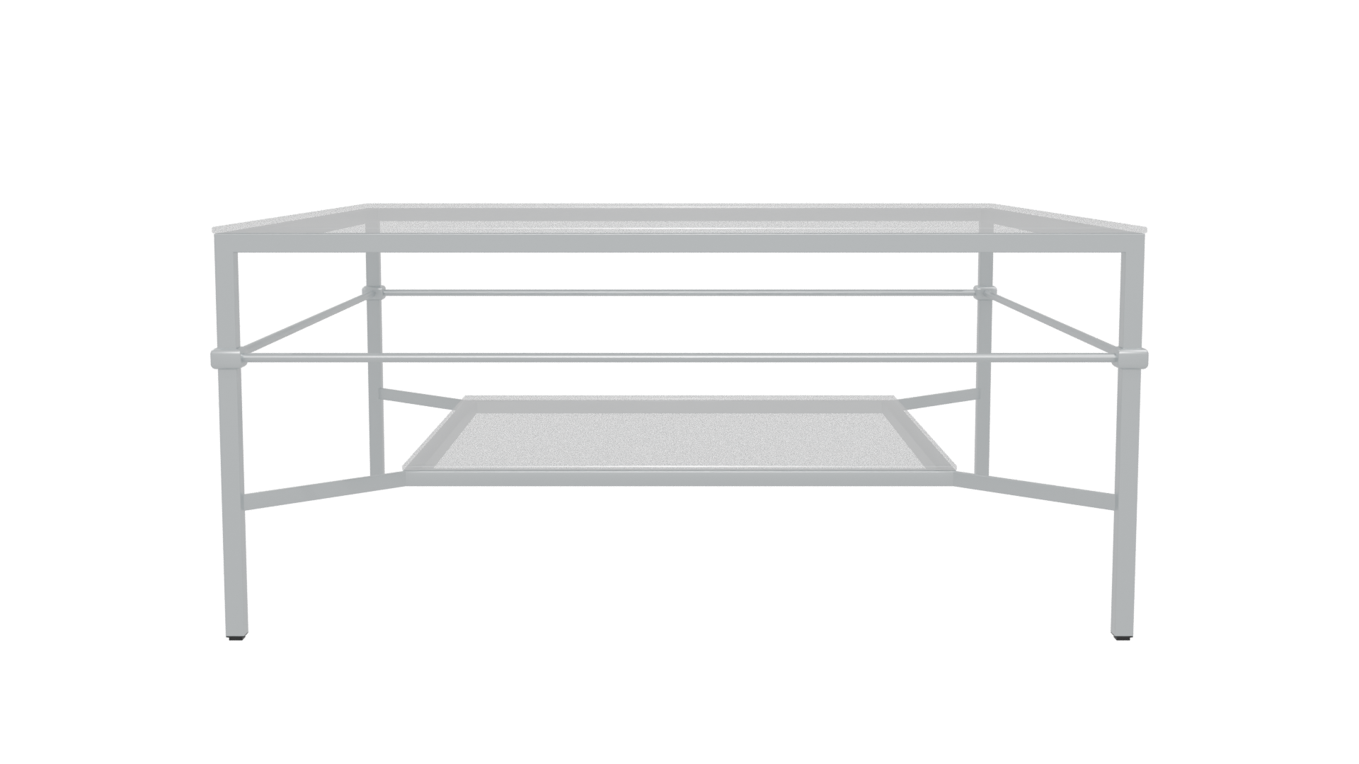 Modern Glass Coffee Table 3D - Professional 3D Model Render 5