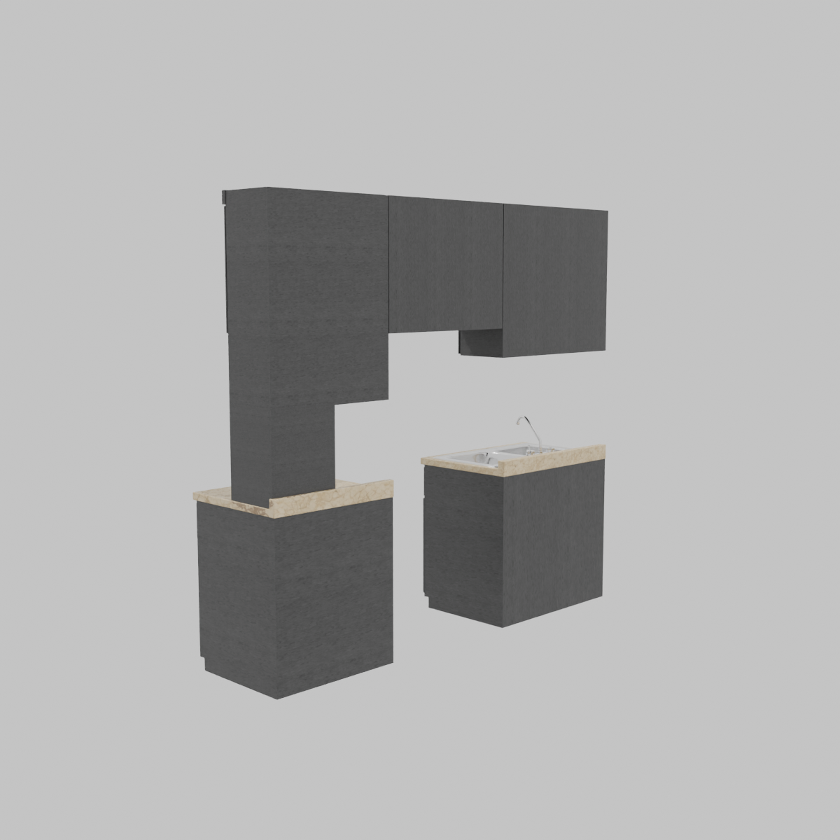 Cocina Integral Perla Gris