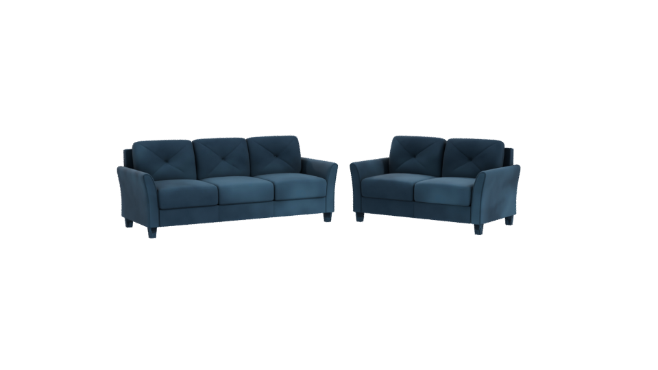 Stylish Modern Sofa Set 3D - Professional 3D Model Render 10