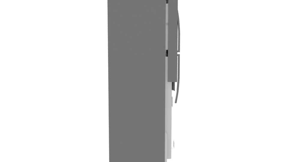 Sleek Modern Refrigerator 3D Model - Professional 3D Model Render 8