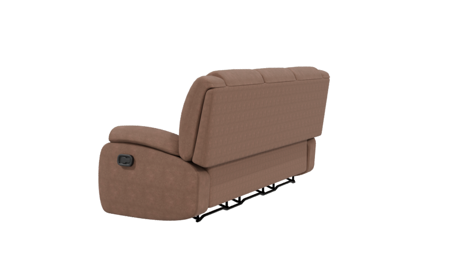 Cozy Fabric Sofa 3D Model - Professional 3D Model Render 3